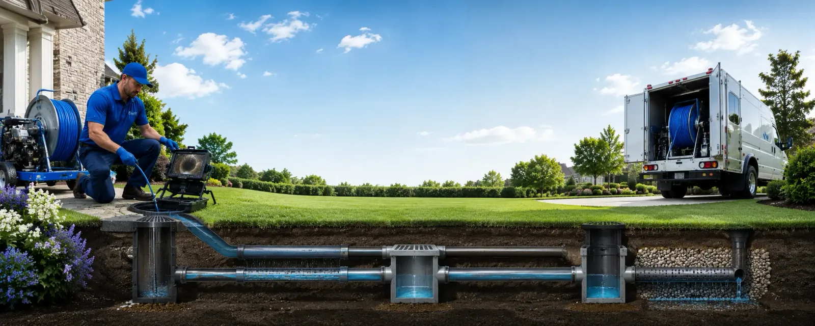 Outdoor drain cleaning information for Norman, OK